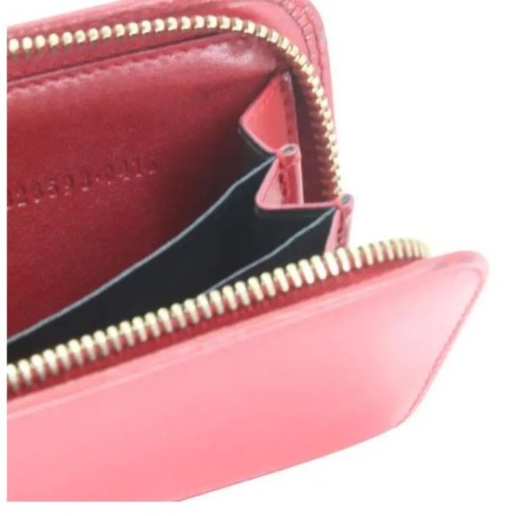 Saint Laurent Leather Compact Zip Coin Purse - Picture 3 of 3